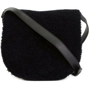 Alexander Wang Black Shearling Crossbody Bag